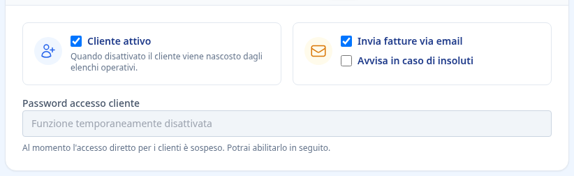 Tab preferenze