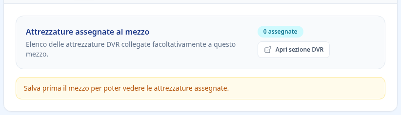 Tab attrezzature assegnate mezzo